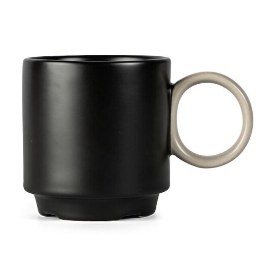 Byon Noor kopp Ø7,5 cm Black-beige