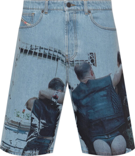 Diesel Herre Shorts Blå W29,