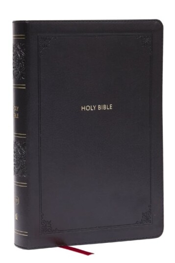 KJV Giant Print End of Verse Reference Bible Black Leathersoft Red Letter Comfort Print Thumb Indexed KJV Giant Print End of Verse Reference Bible Black Leathersoft Red Letter Comfort Print Thumb Indexed