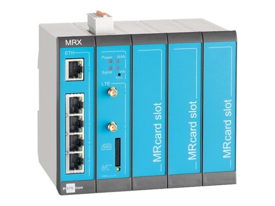 Insys Icom Mrx Mrx5 Lte - - Ruter - - Wwan 5-Port Svitsj - Din-Skinnemonterbar Insys Icom Mrx Mrx5 Lte - - Ruter - - Wwan 5-Port Svitsj - Din-Skinnemonterbar