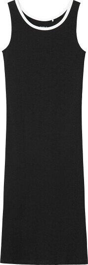 Name It Black Jally Slim Long Kjole 146