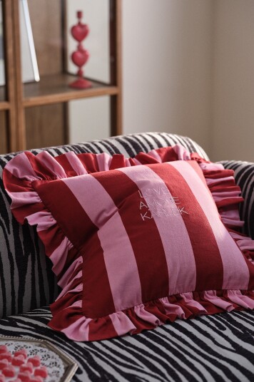 Jotex Putetrekk 50x50 Cm Rosa/rød LOUD 22149230131