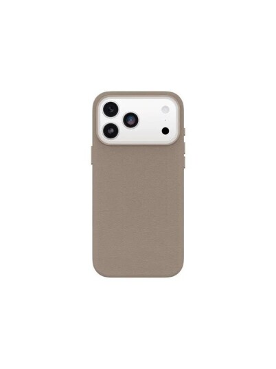 OtterBox Symmetry Cactus Leather Camera Control Apple iPhone 17 Pro Max Cottonwood Glen - light grey
