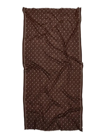 Becksöndergaard Tulipa Long Cotta Scarf Brown ONE SIZE