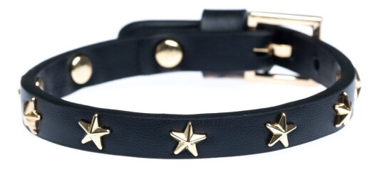 DARK Leather Star Stud Bracelet Mini Black DARK Leather Star Stud Bracelet Mini Black