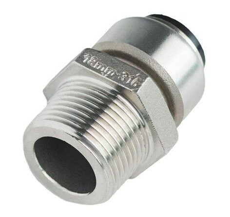 Roth straight male connector 22 mm x 3/4" Roth straight male connector 22 mm x 3/4"