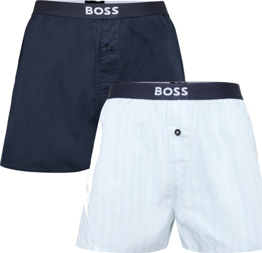 BOSS 2P Boxer Shorts Ew Blue XXL BOSS 2P Boxer Shorts Ew Blue XXL