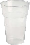 Plastglas 40 Cl Pp Klar,20 Pk X 40 Stk/Krt