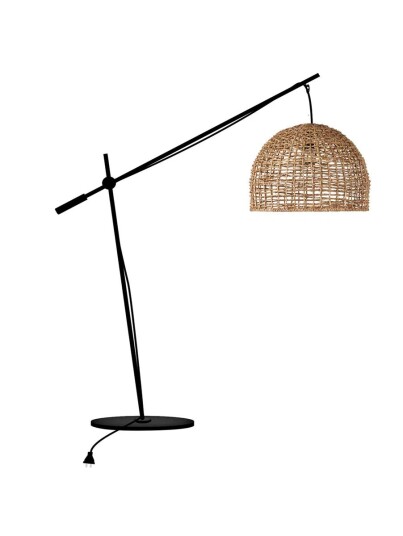 Cebu gulvlamper 190 cm - Svart / Natur