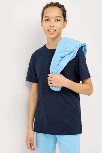 Ellos Collection T skjorte Basic Blå Ellos Collection T skjorte Basic Blå