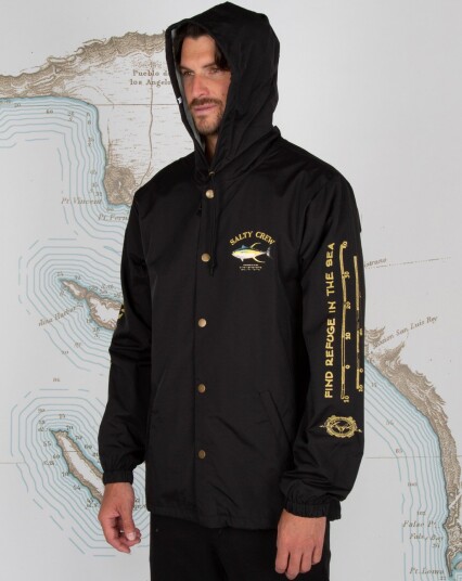 Salty Crew Ahi Mount Snap Jacket Svart