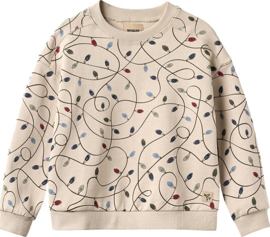 Wheat Collegegenser   Sandro   Grey Cloud String Lys   Wheat   6 år (116)   Collegegenser   Beige