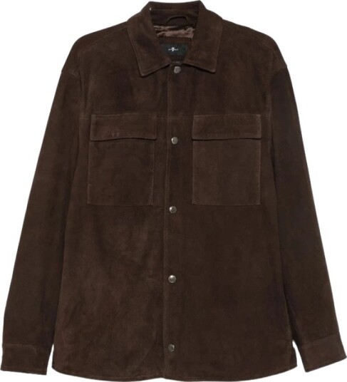 7 For All Mankind, Herre, Jakker, Brun, M,