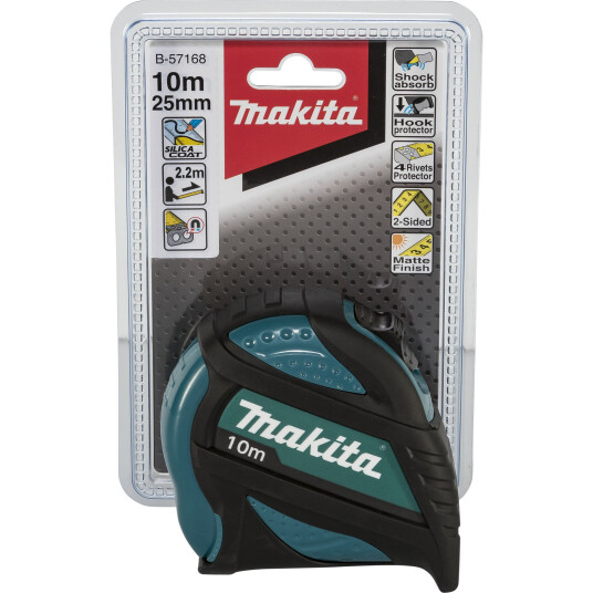 Makita B 57168 M??leb??nd 10 m ??? magnetisk dobbeltsidig