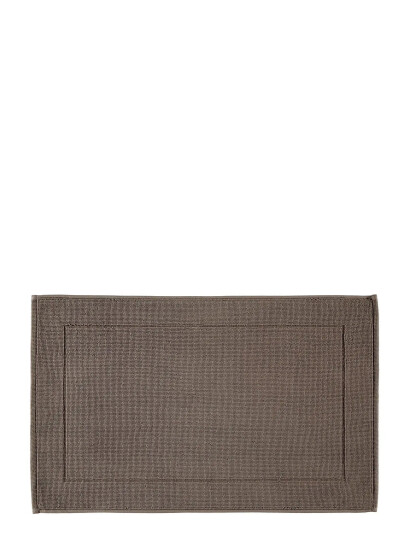 Gripsholm Bath Mat Terry Pure White 50X80   Grey   50X80CM