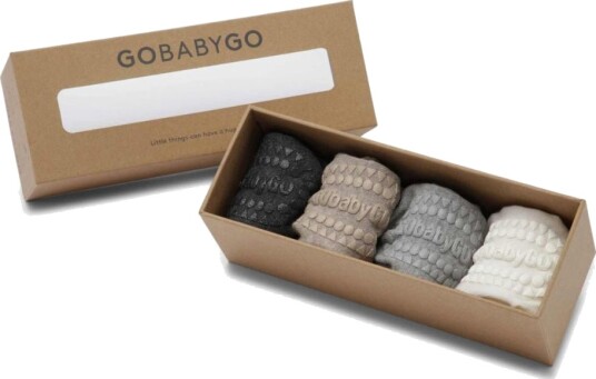 Gobabygo Grey/Sand/Off-White/Grey Combo Box Bambus 20-22