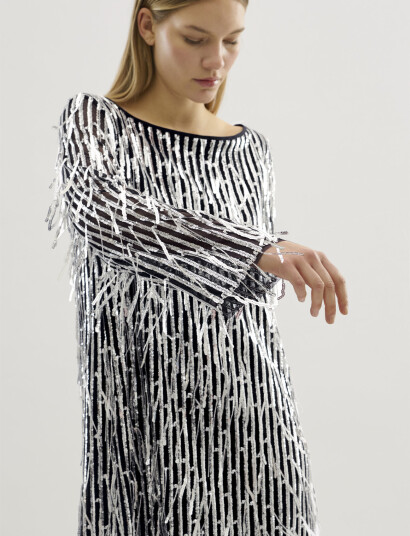 Karen By Simonsen Kbsandie Dress - Silver - S