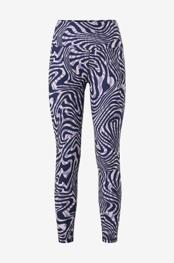 adidas Sport Performance Treningstights Yoga Essentials Printed 7/8 Leggings Blå