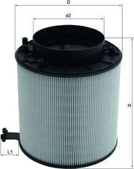 Luftfilter KNECHT LX 2091D Luftfilter KNECHT LX 2091D