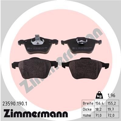 Bremseklosser ZIMMERMANN 23590.190.1