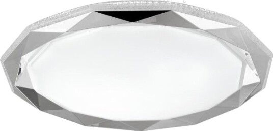 Polux Taklampe Sufitowa Plafoniera Glamour Glossy 314819 Led 72W Hvit Krom