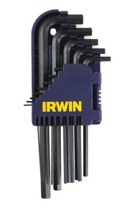 Irwin Unbrakonøkler Type L 1,5-10 mm med kule, 10 stk. Håndverktøy