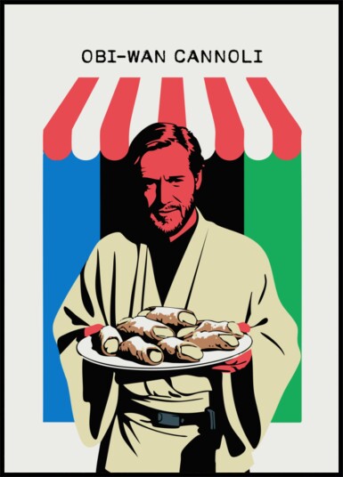 Bearded Hero"s Cannoli Plakat / 50x70