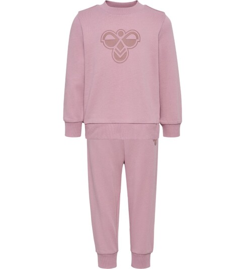 Hummel Bee mini jersey joggedress mauve shadow 104