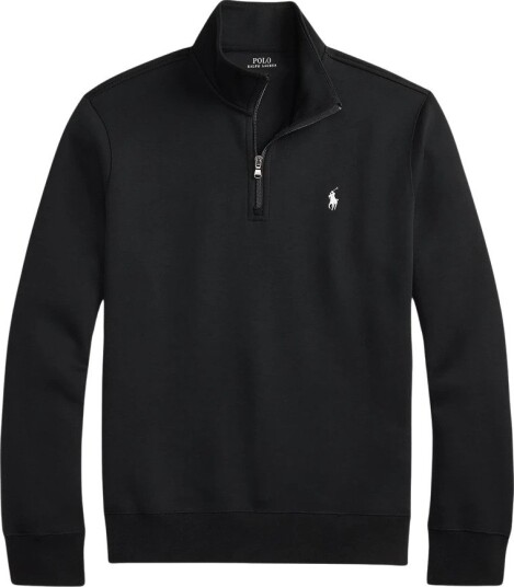 Polo Ralph Lauren Double Knit Quarter Zip Pullover Black XL Polo Ralph Lauren Double Knit Quarter Zip Pullover Black XL