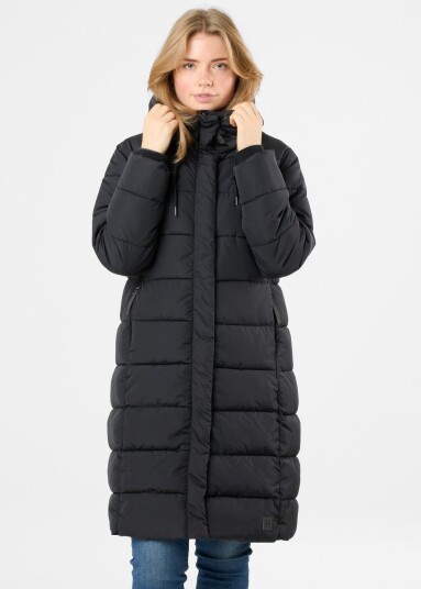 X-Trail Stockholm Coat W Black 38 Vinterjakker