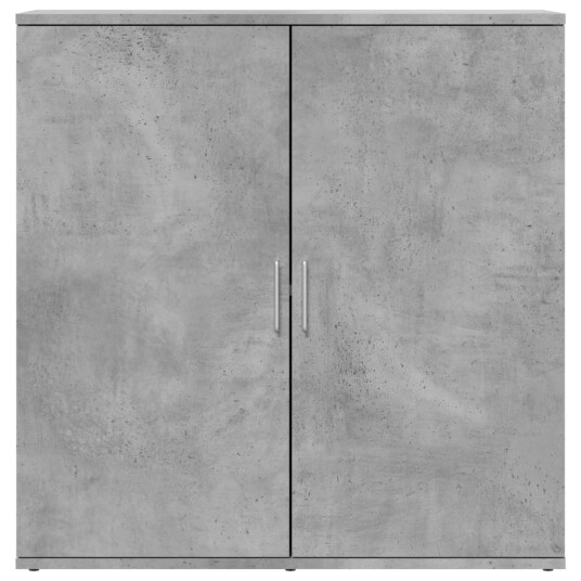 Skjenker 2 stk betonggrå 79x38x80 cm konstruert tre Skjenker 2 stk betonggrå 79x38x80 cm konstruert tre