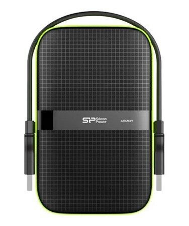 Silicon Power Armor A60 - Ekstern Harddisk - 5 TB - Grønn Silicon Power Armor A60 - Ekstern Harddisk - 5 TB - Grønn