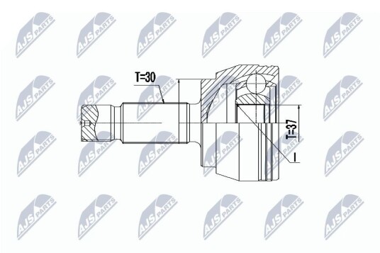Nty Drivknute drivaksel NTY NPZ ME 025