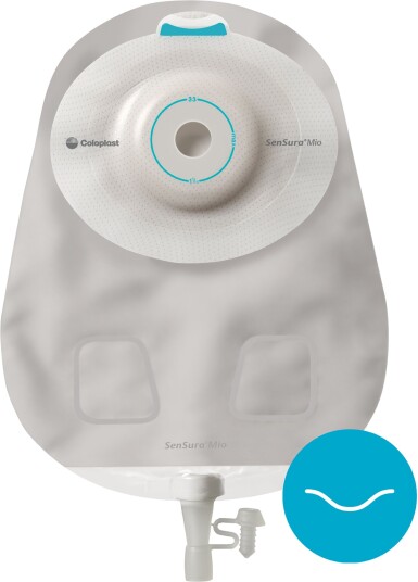 Mitac Coloplast SenSura Mio Convex Light 1 delt urostomipose 168310 Kleberkobling hullstørrelse 21 23 mm maxi 10 stk.