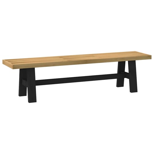  Spisebenk NOAIN A-formede ben 180x40x45 cm heltre furu 8721158503305