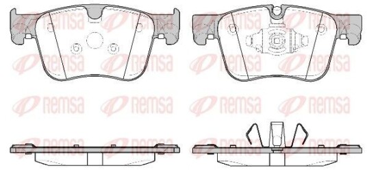Bremseklosser REMSA 1560.10 Bremseklosser REMSA 1560.10