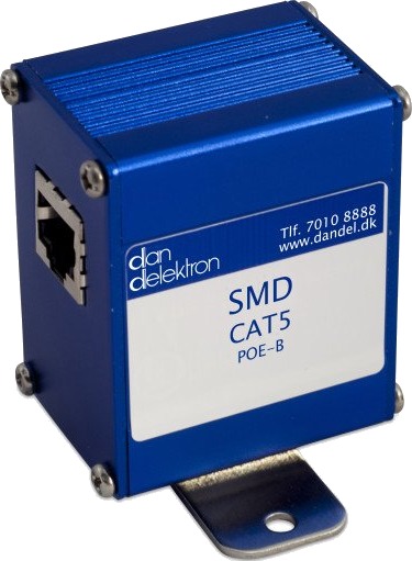 Dan Delektron Transientbeskyttelse SMD Cat.5 POE-B RJ45-kontakt