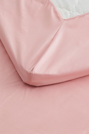 Ellos Home Konvoluttark Crystal i bomullspercale Rosa