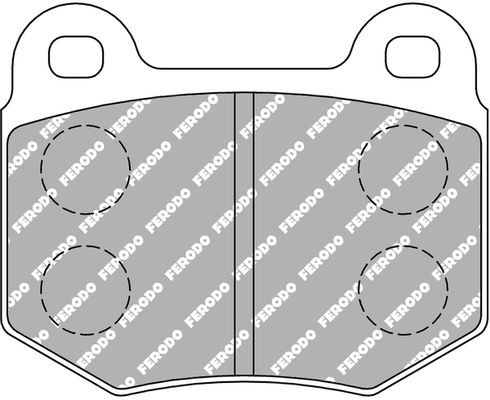 Bremseklosser FERODO RACING FCP448H