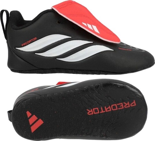 adidas Predator Crib IN Immortal DNA   Svart/Fottøy Hvit/Lucid Red Barn   Innendørs (IC) størrelse 19
