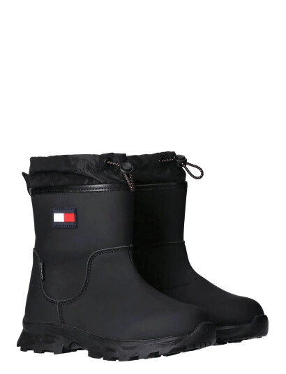 Tommy Hilfiger Tommy Hilfiger Booties Faux Leather/Nylon Fabric - Black - 34/22CM
