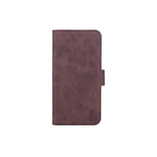 Gear mobillommebok Brun Nubuck PU iPhone 12 / 12 Pro
