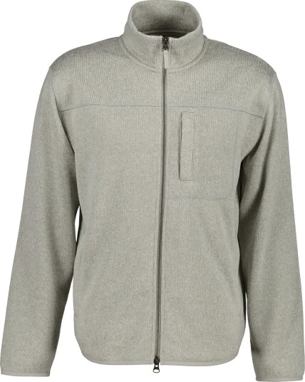 Gant Fleece Jacket WARM GRAY MELANGE 3XL Gant Fleece Jacket WARM GRAY MELANGE 3XL