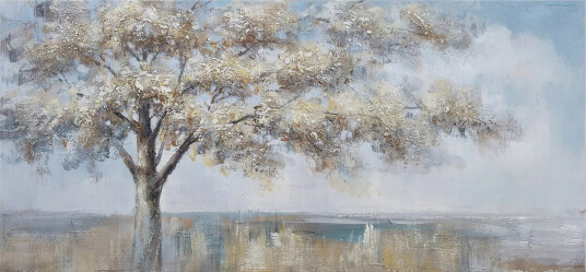 Oljemaleri 70x150cm Tre