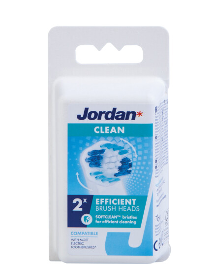 Jordan Clean Brush Heads Refill 2 stk. Jordan Clean Brush Heads Refill 2 stk.