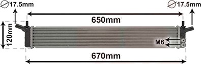 Radiator motorkjøling VAN WEZEL 53012703