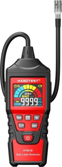 Habotest HT601B Gasslekkasjedetektor Rød/Sort Habotest HT601B Gasslekkasjedetektor Rød/Sort