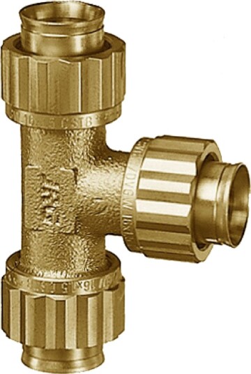 JRG Sanipex T-rør - tre Kuplinger 16mm JRG Sanipex T-rør - tre Kuplinger 16mm