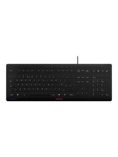 Cherry STREAM KEYBOARD - Tastatur - Engelsk - Storbritannia - Svart