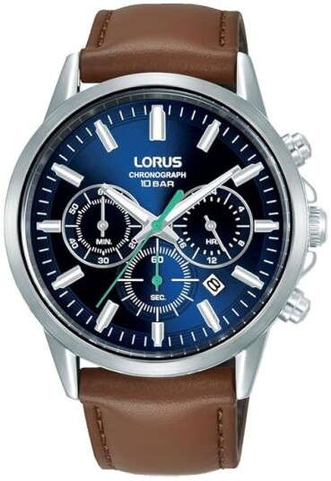 Lorus Herreklokke RT381KX9 Sports Blå/Lær Ø42 mm Lorus Herreklokke RT381KX9 Sports Blå/Lær Ø42 mm